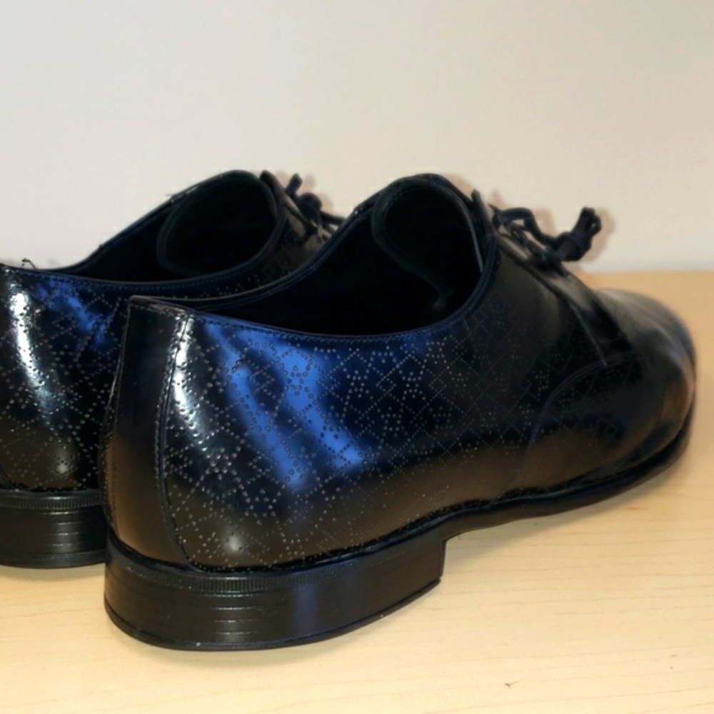 Prada Perforated Derby Shoes